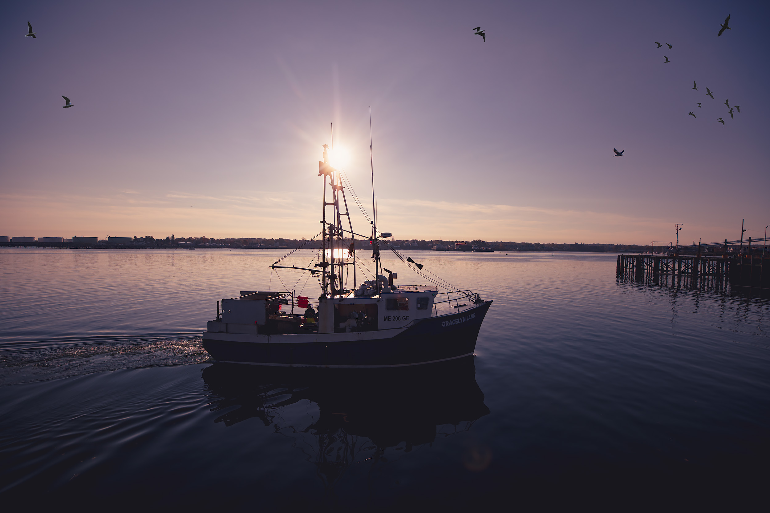 COMMERCIAL FISHING BOAT MAINE SCOTT GABLE COMMERCIAL SCI TECH INDUSTRIAL PHOTOGRAPHER